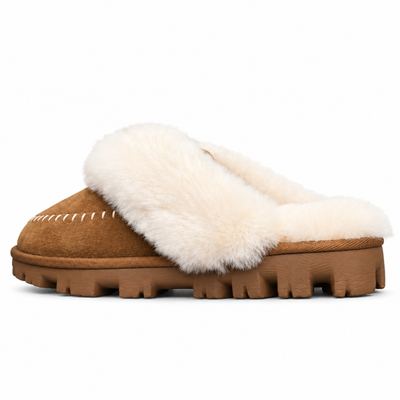 UGG Women's Coquette Stitch Sheepskin Slippers