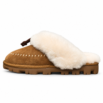 UGG Women's Coquette Stitch Sheepskin Slippers