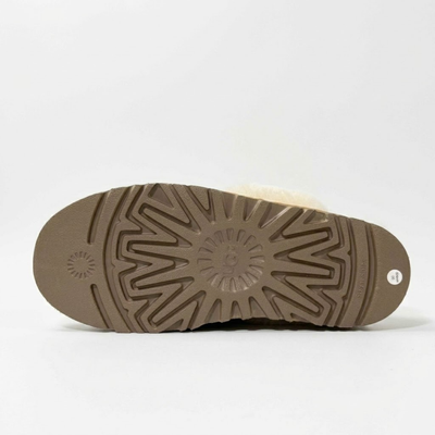 UGG Women's Disquette Brown Platform Slippers