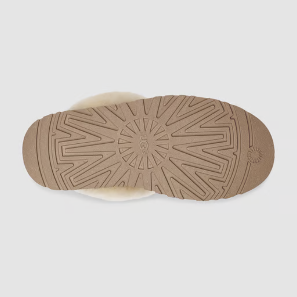 UGG Women's Disquette Brown Platform Slippers
