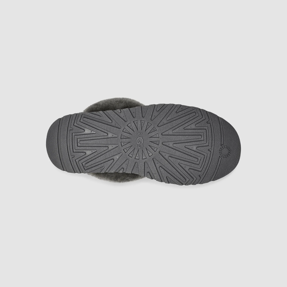 UGG Women's Disquette Grey Platform Slippers