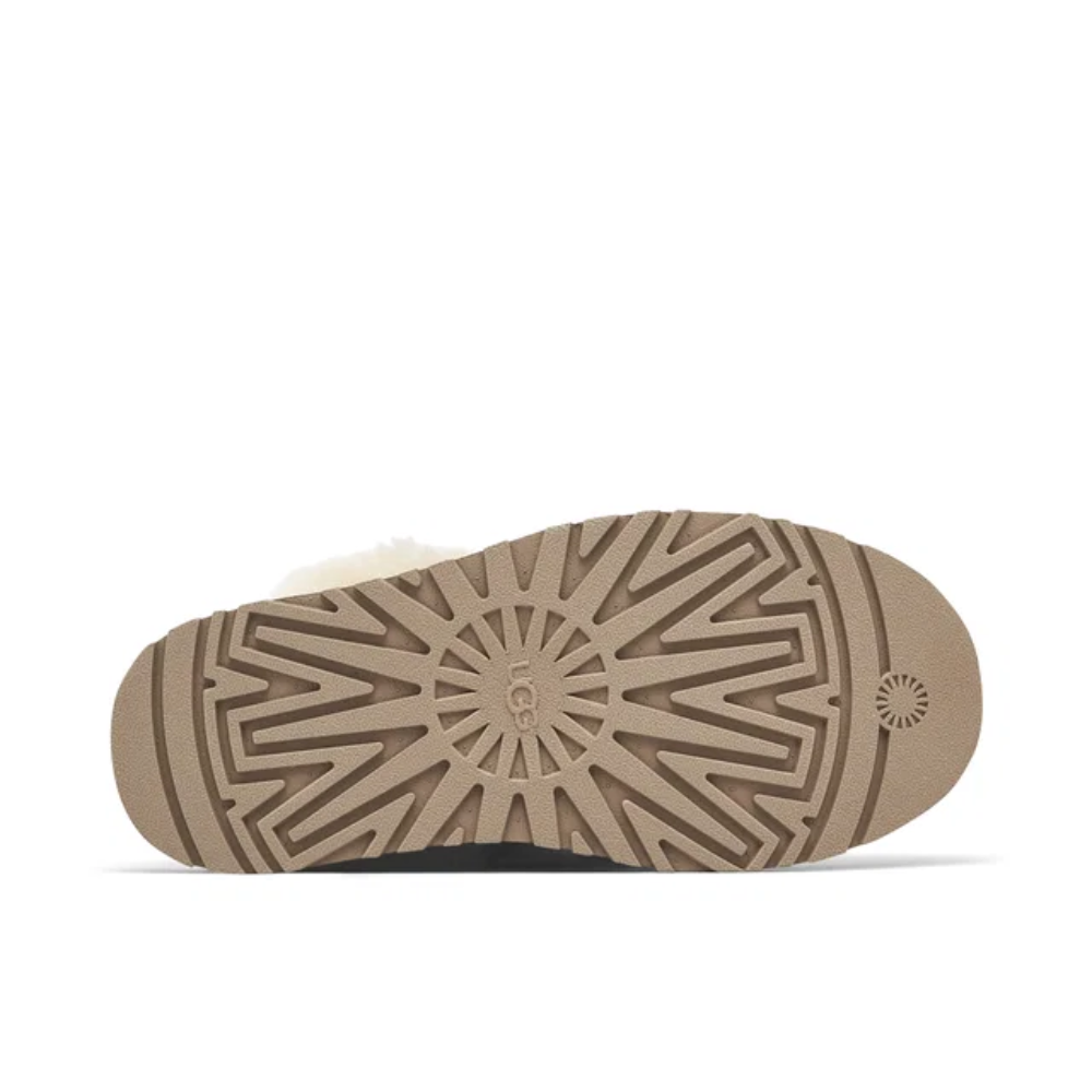 UGG Women's Disquette Brown Platform Slippers