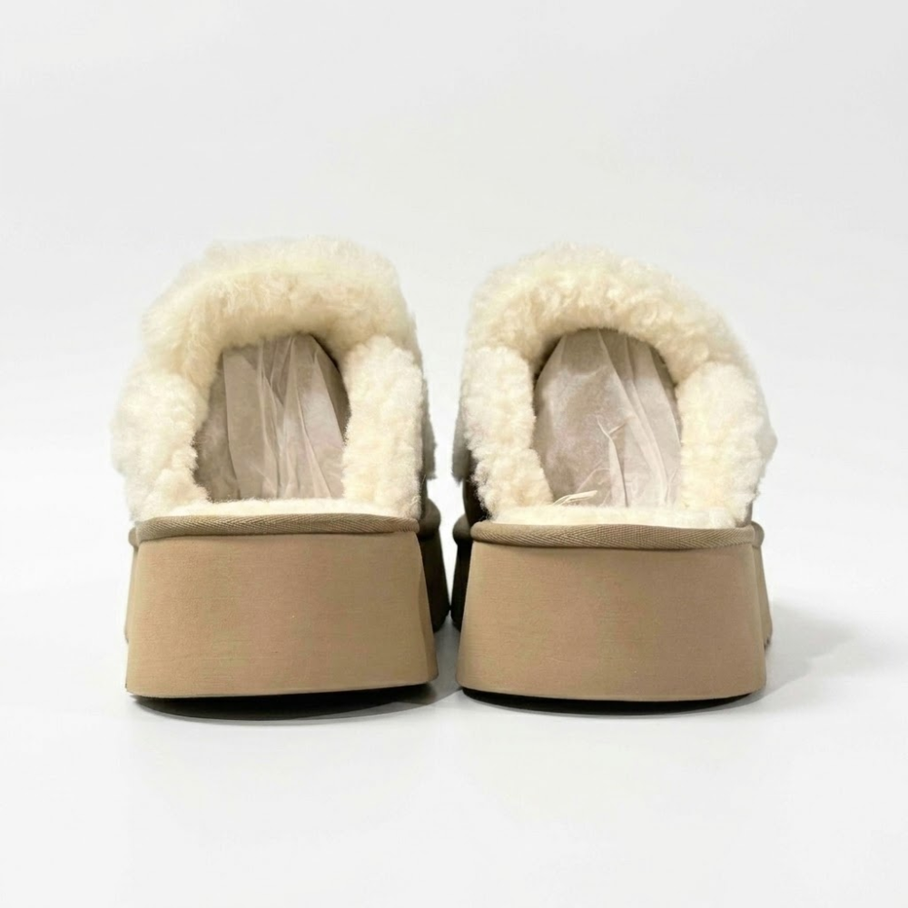 UGG Women's Erin Suede Platform Scuff Slippers