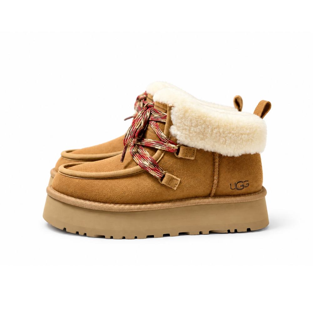 UGG Funkarra Cabin Boots with Shearling Detail