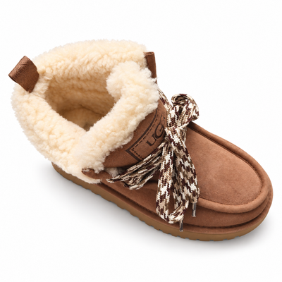 UGG Women's Funkarra Cabin Cuff Lace-Up Platform Ankle Boots
