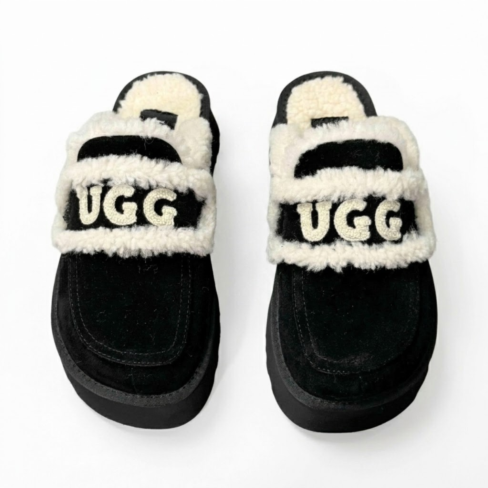 UGG Women's Funkette Suede Platform Mules