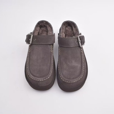 UGG Women's Goldenstar Evelina Suede Buckle Clogs