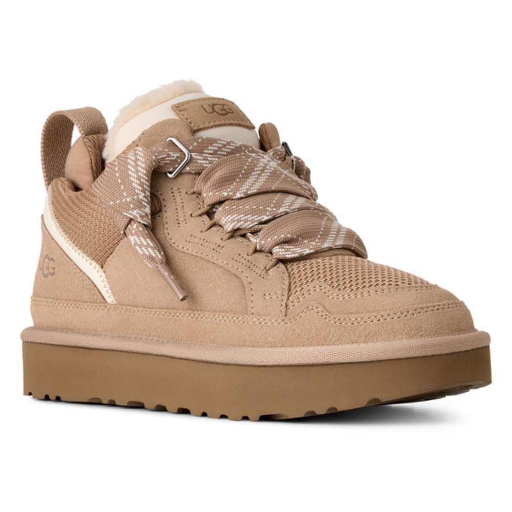 UGG Women's Lowmel Sand Suede Mesh Sneakers