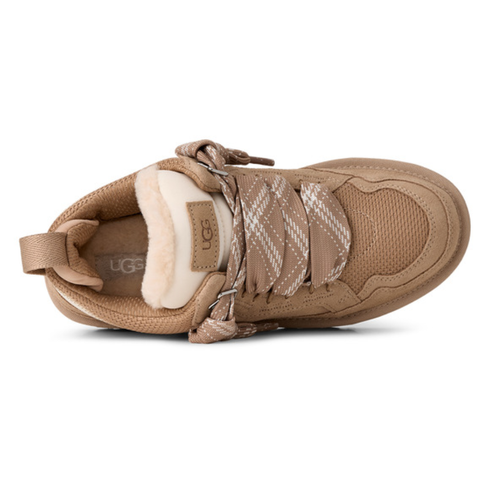 UGG Women's Lowmel Sand Suede Mesh Sneakers