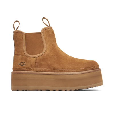 UGG Women's Neumel Platform Chelsea Boots Chestnut