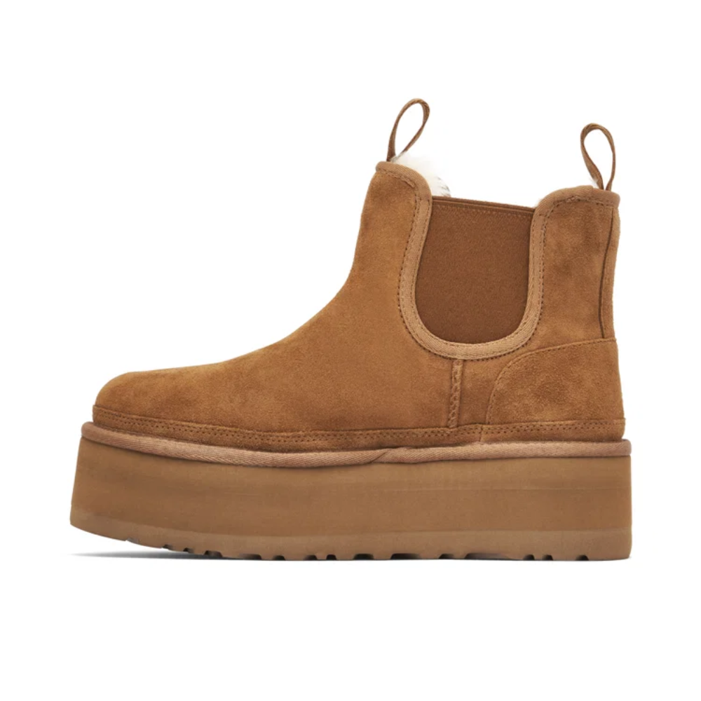 UGG Women's Neumel Platform Chelsea Boots Chestnut