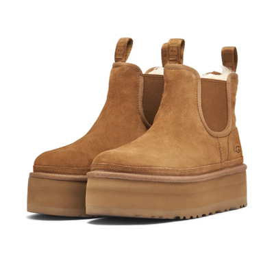 UGG Women's Neumel Platform Chelsea Boots Chestnut