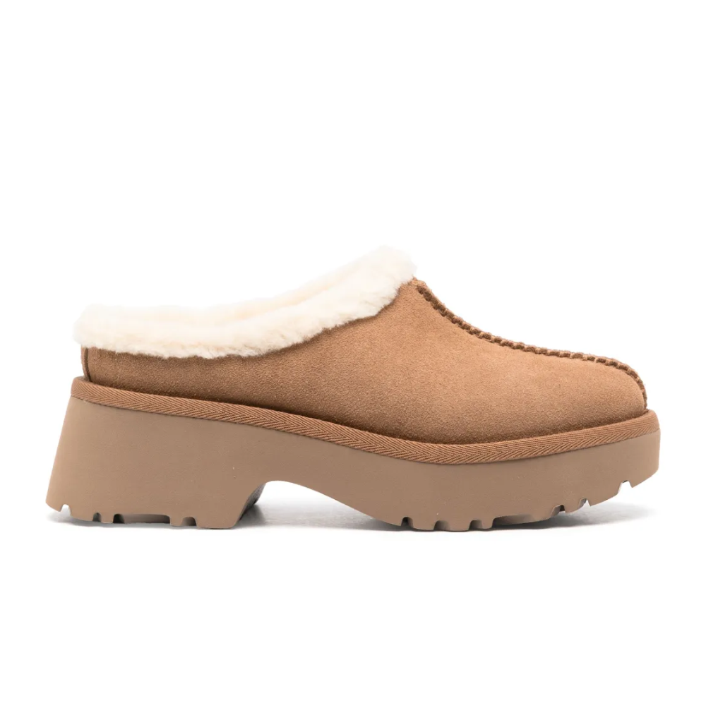UGG Women's New Heights Suede Platform Mules