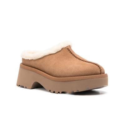 UGG Women's New Heights Suede Platform Mules