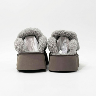 UGG Women's Riley Suede Platform Slingback Slippers