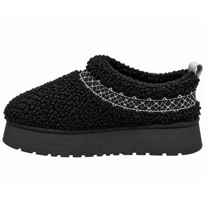 UGG Women's Tazz Braid Black Slippers