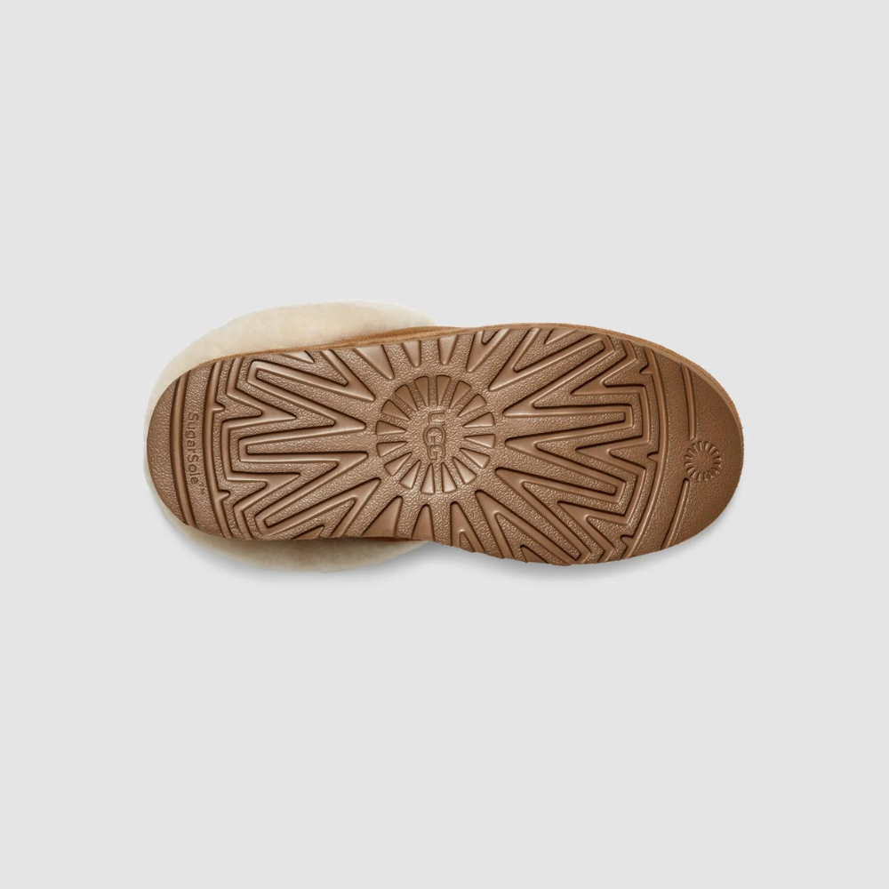 UGG Women's Tazzette Chestnut Suede Sheepskin Slippers