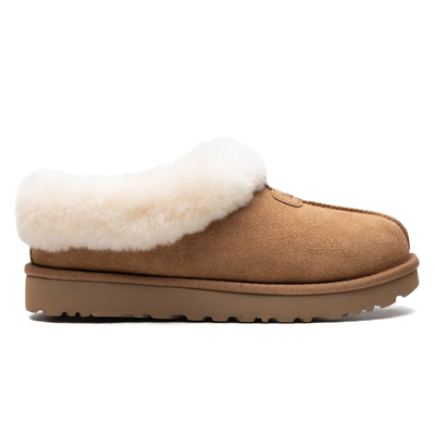 UGG Women's Tazzette Chestnut Suede Sheepskin Slippers