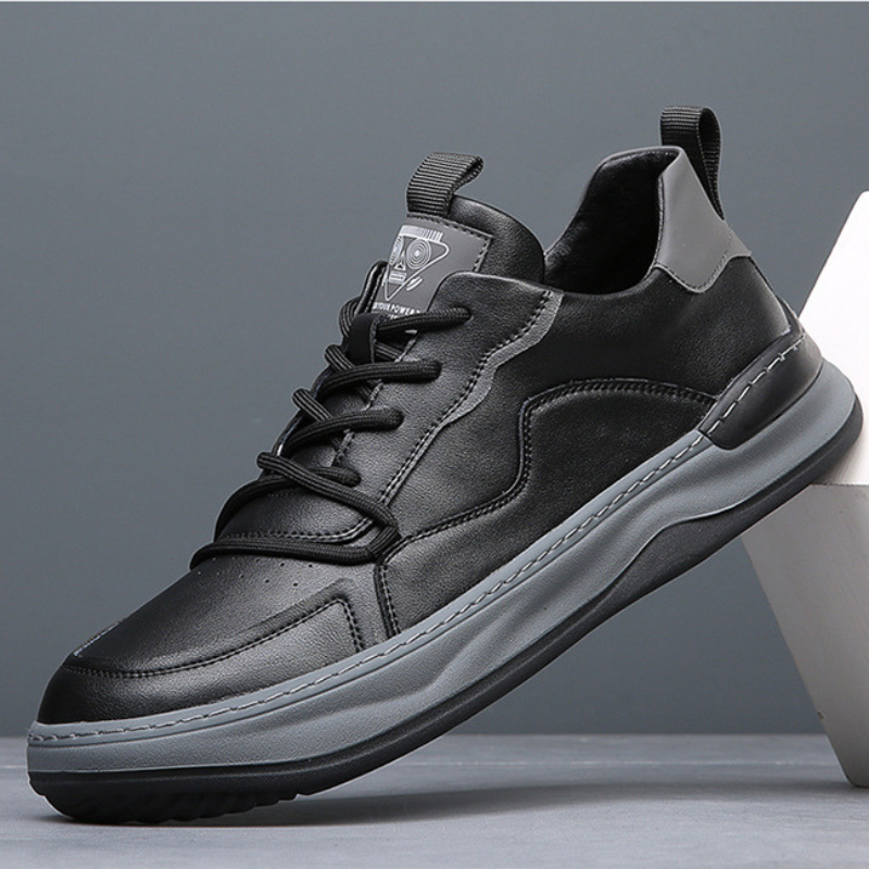 Men’s Textured Sneakers | Structured Design with Panel Detailing