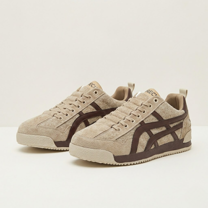 Slip-On Canvas Tiger Sneakers for Men | Casual Flats