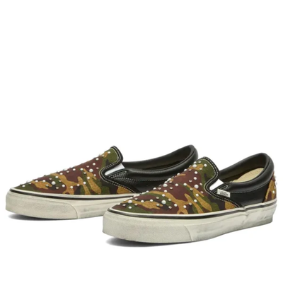 Vans Classic Slip-On 98 LX Pearlized Pack Camo Black Sneakers