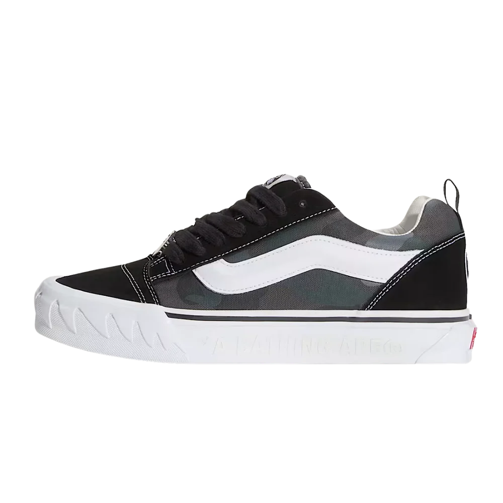 Vans Knu Skool BAPE Black Low Top Sneakers