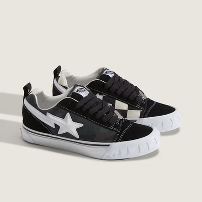 Vans Knu Skool BAPE Black Low Top Sneakers