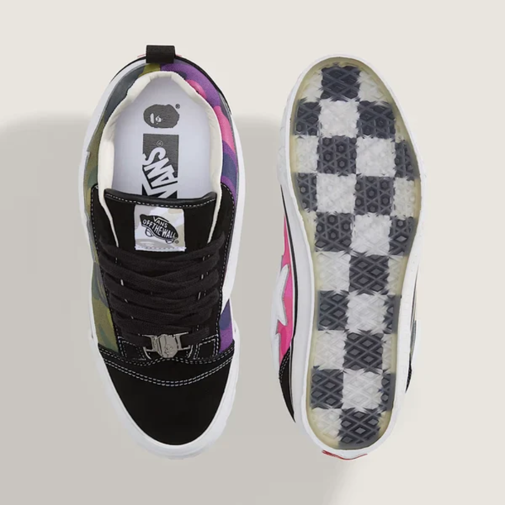 Vans Knu Skool BAPE Green Low Top Sneakers