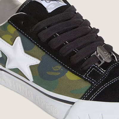 Vans Knu Skool BAPE Green Low Top Sneakers