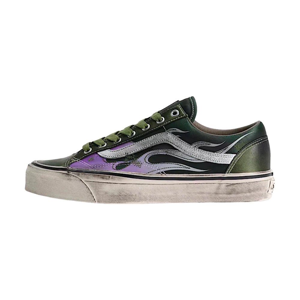 Vans LX Old Skool Archive Flame Green Low Top Sneakers