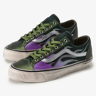 Vans LX Old Skool Archive Flame Green Low Top Sneakers