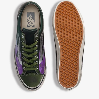 Vans LX Old Skool Archive Flame Green Low Top Sneakers