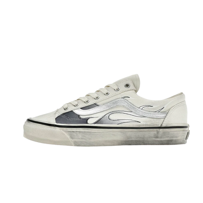 Vans LX Old Skool Archive Flame White Low Top Sneakers