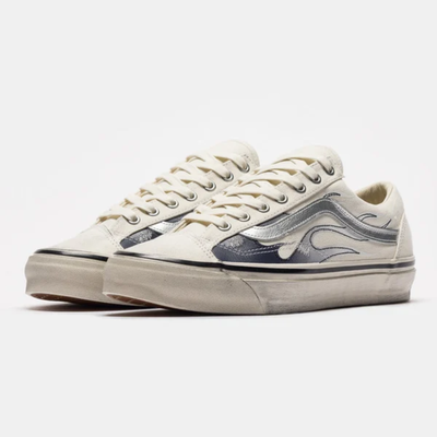 Vans LX Old Skool Archive Flame White Low Top Sneakers