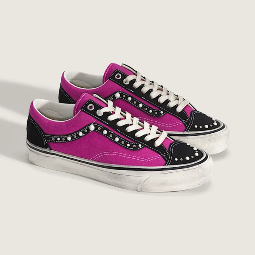 Vans OTW Old Skool 36 Pearlized Dark Pink Low Top Sneakers