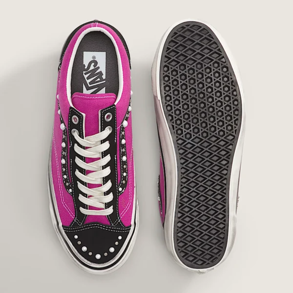 Vans OTW Old Skool 36 Pearlized Dark Pink Low Top Sneakers
