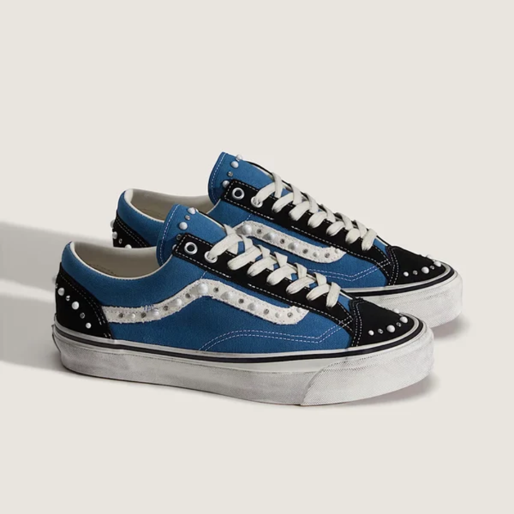 Vans Old Skool 36 LX Pearlized Pack Black Navy Low Top Sneakers