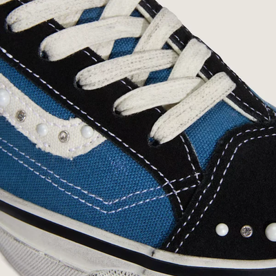 Vans Old Skool 36 LX Pearlized Pack Black Navy Low Top Sneakers