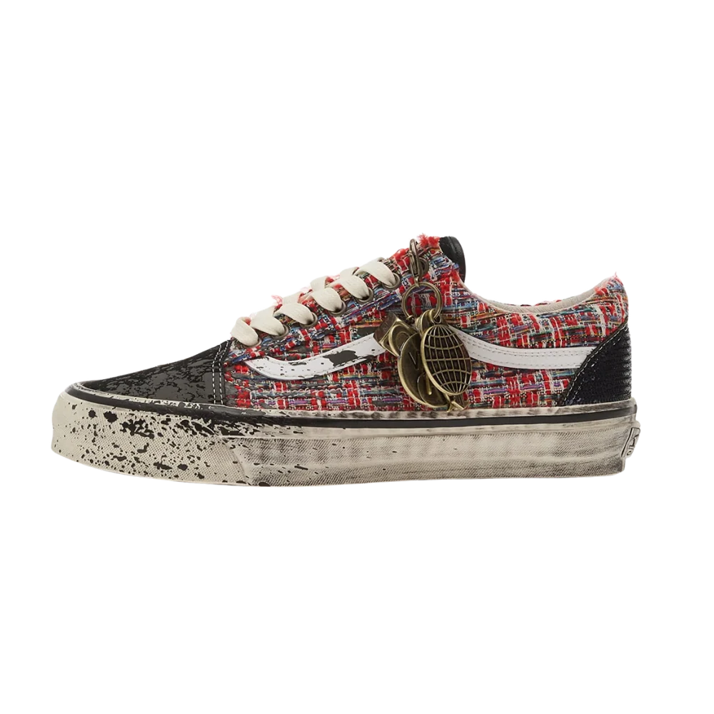 Vans Premium Old Skool Charms Red Low Top Sneakers