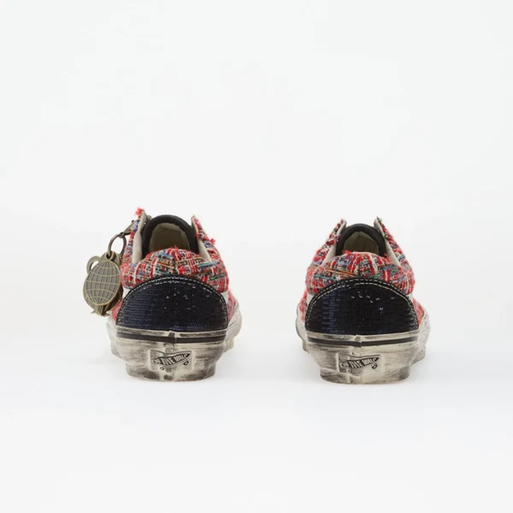 Vans Premium Old Skool Charms Red Low Top Sneakers
