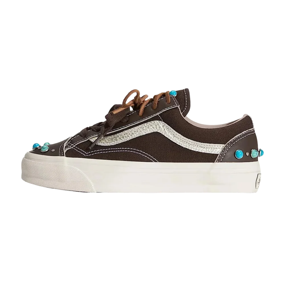 Vans Premium Old Skool Gemstone Dark Brown Low Top Sneakers