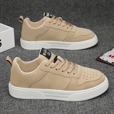 Men’s Low Top Sneakers – Lace-Up Casual Trainers with Tread Sole