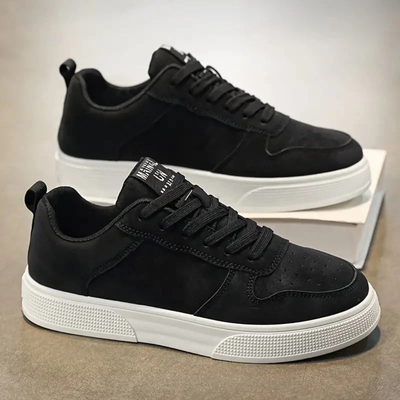 Men’s Low Top Sneakers – Lace-Up Casual Trainers with Tread Sole