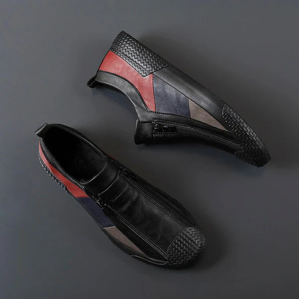 Zipper Sneakers for Men | Color Panel Upper