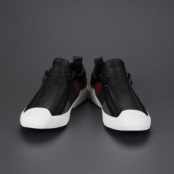 Zipper Sneakers for Men | Color Panel Upper