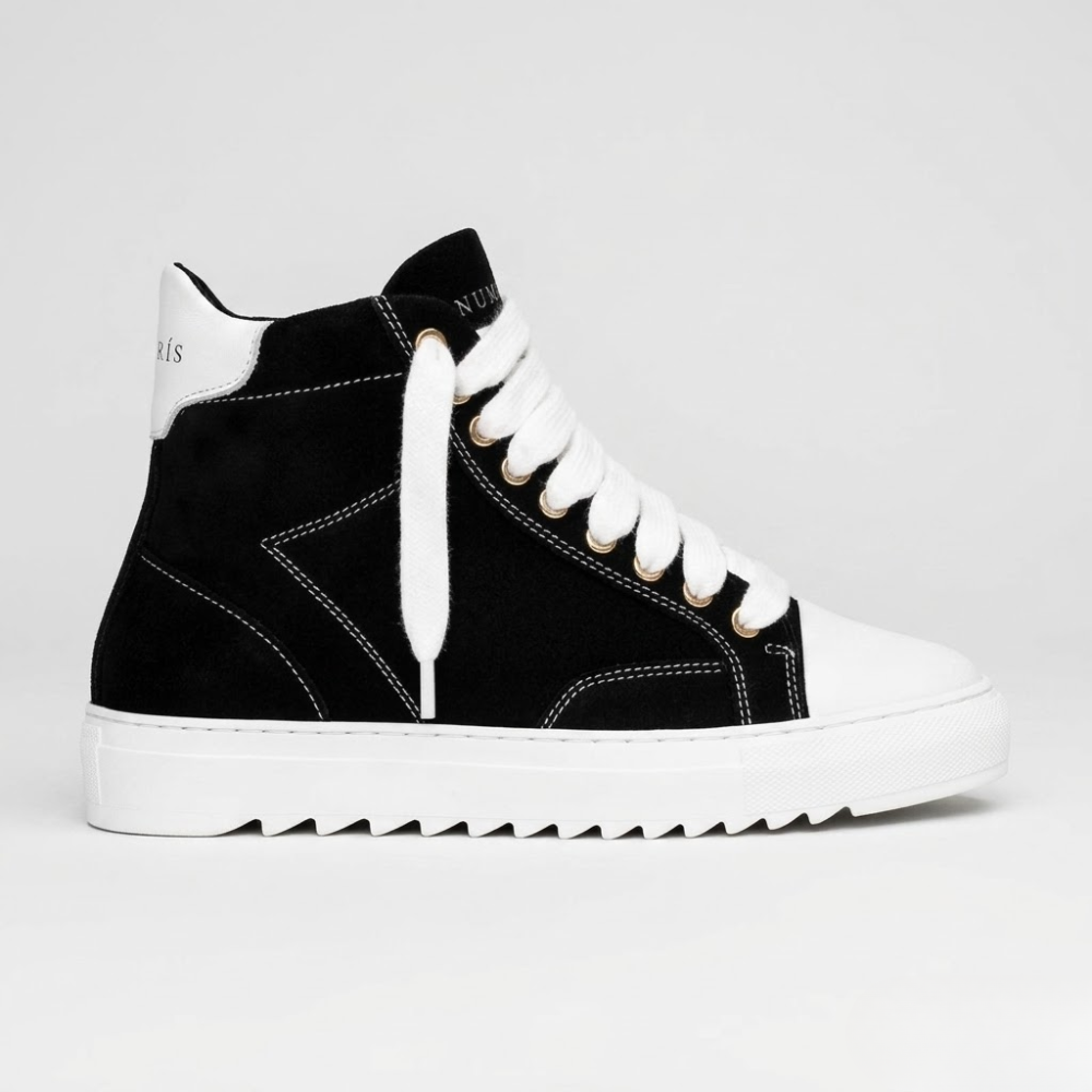 Women's High Top Sneakers - Thick Sole Casual Skate Shoes
