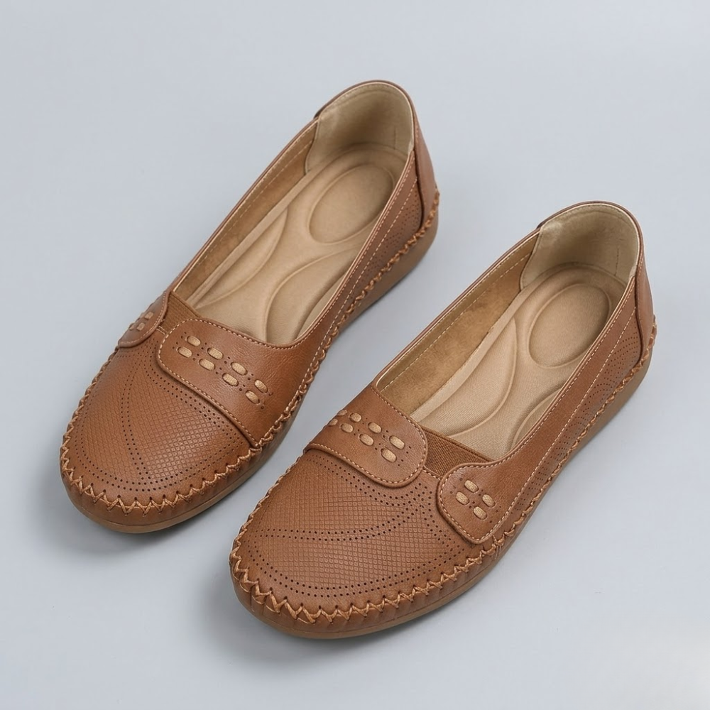 Womens Summer Loafer Flat Slip-On Casual Shoes