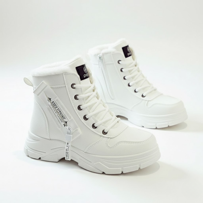 Women’s Winter Snow Boots – Mid Calf Side Zip Boots