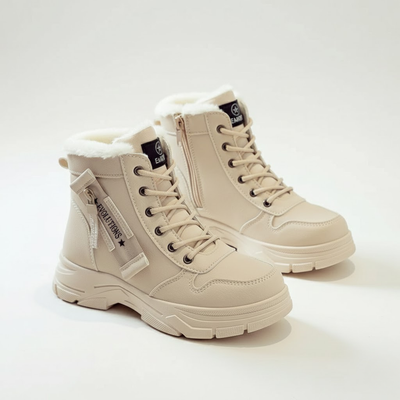 Women’s Winter Snow Boots – Mid Calf Side Zip Boots