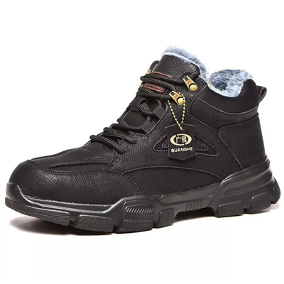 Men’s Steel Toe Work Boots - Lace-Up Safety Ankle Boots